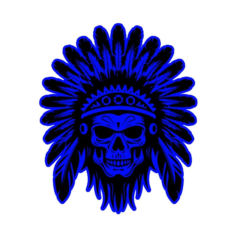 Apache Totenkopf Indianer
