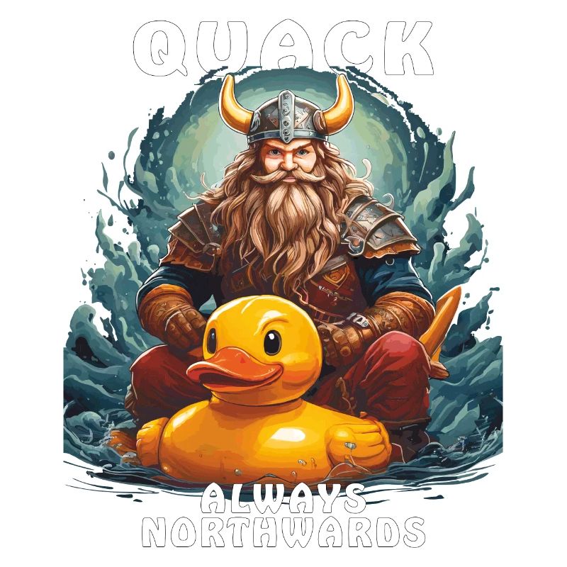 VIKING DUCK QUACK ALWAYS NORTHWARDS