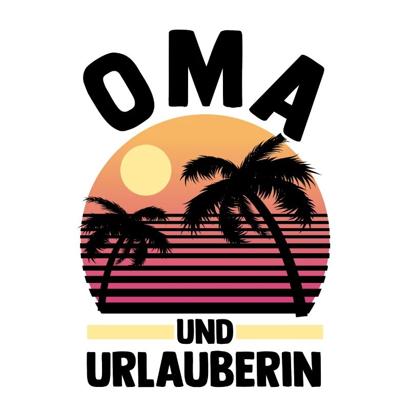 Urlaub Urlauberin Großmutter Oma