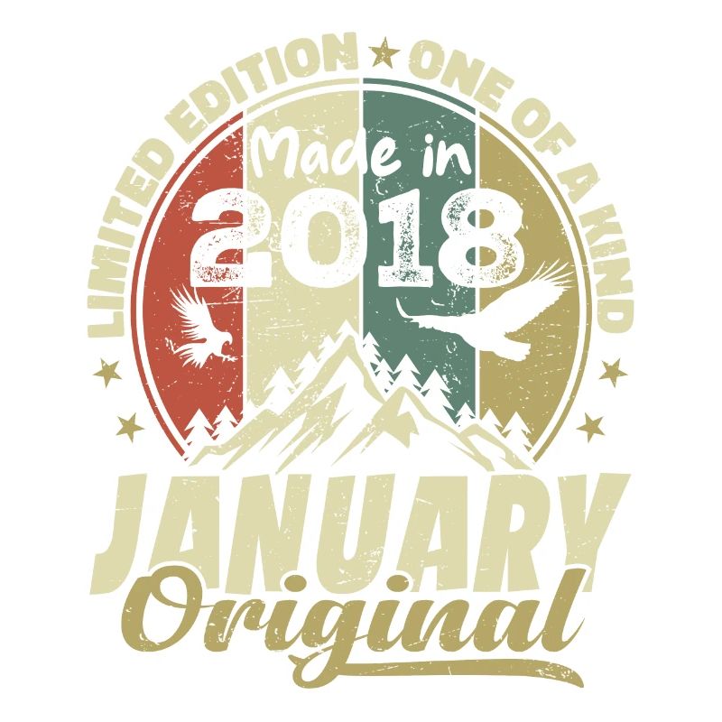 Geburtstag Januar 2018 - Original Januar 2018