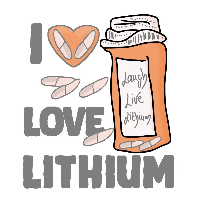 La vie rit le lithium que j’aime