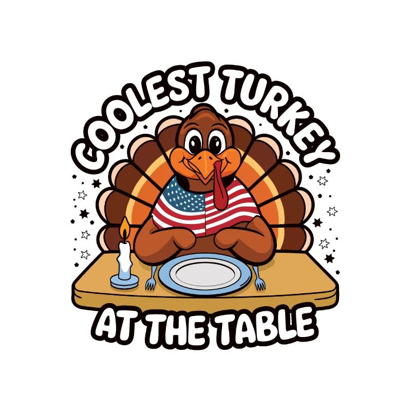 Dinde drôle de Thanksgiving
