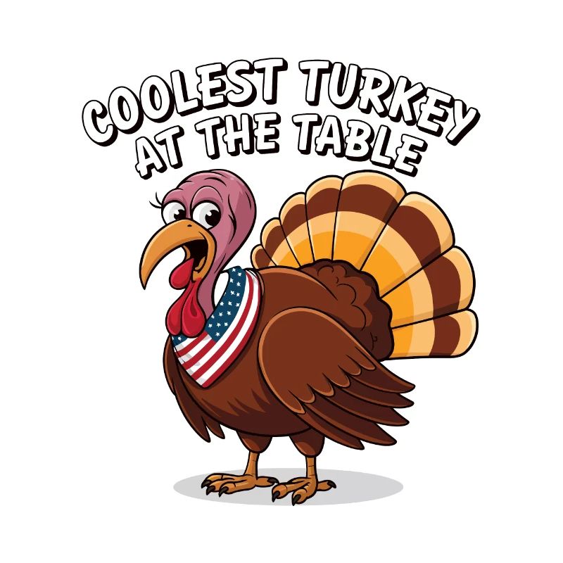 Dinde drôle de Thanksgiving