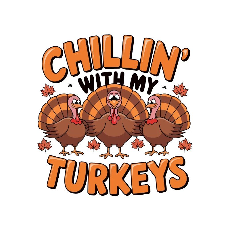 Dinde drôle de Thanksgiving
