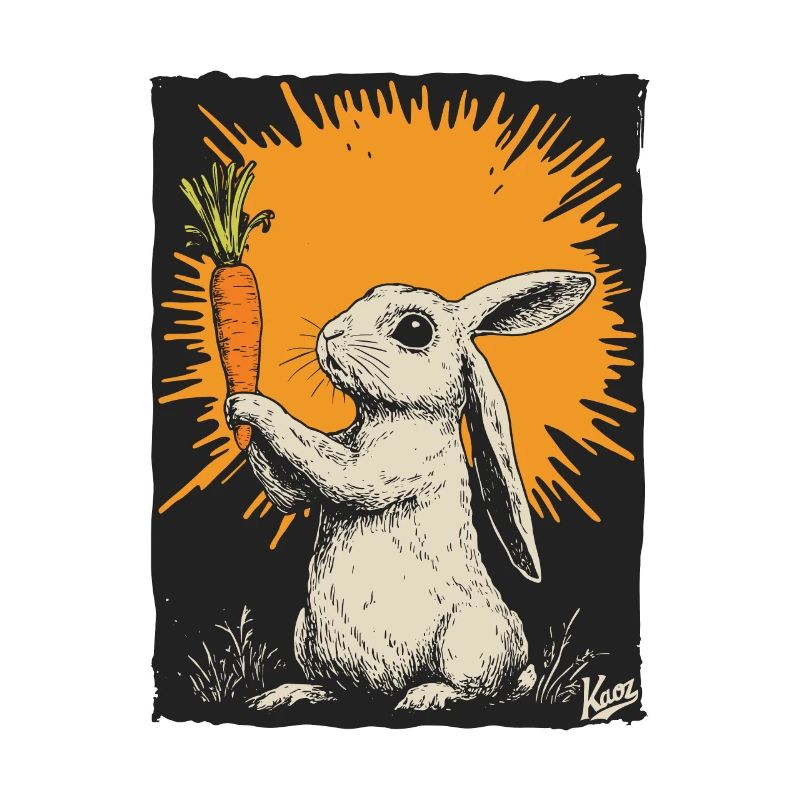 Bunny with carrot