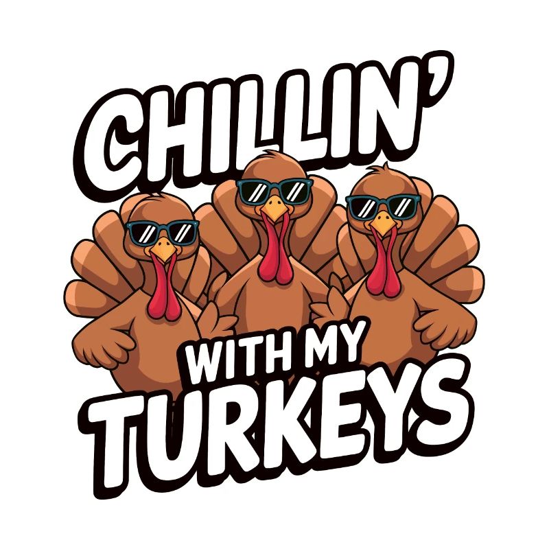 Dinde drôle de Thanksgiving