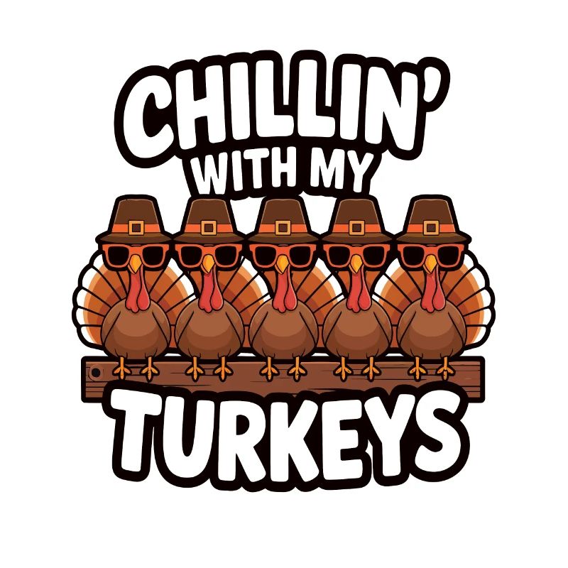Dinde drôle de Thanksgiving