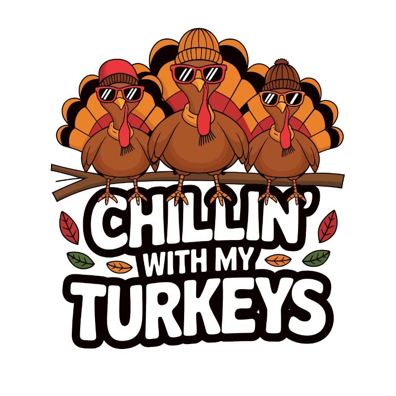 Dinde drôle de Thanksgiving