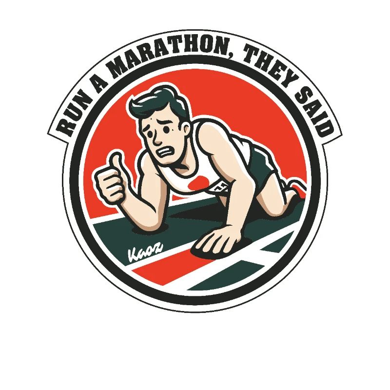 Courir un marathon, ont-ils dit