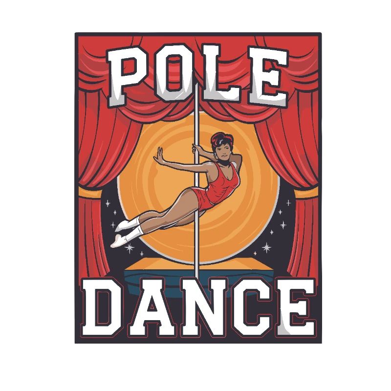 Pole Dance Pole Tänzerin Stangentanz
