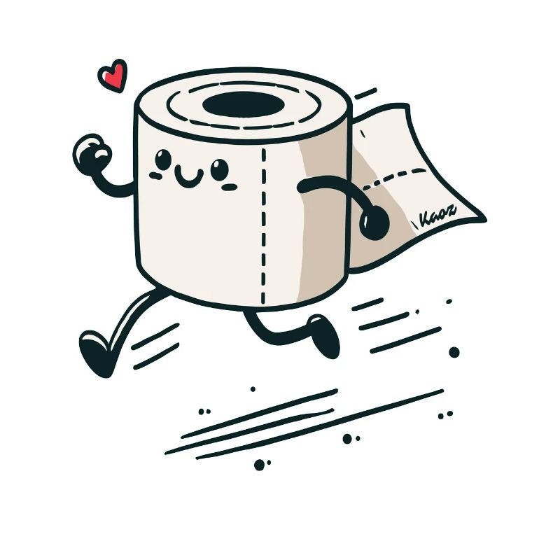 Papier toilette d’urgence rapide