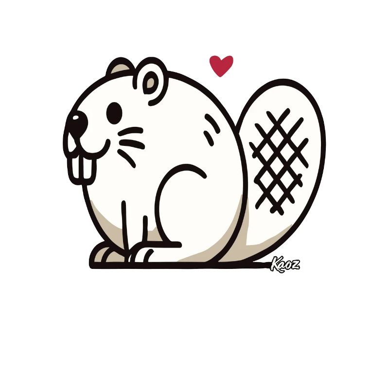 Funny fat beaver