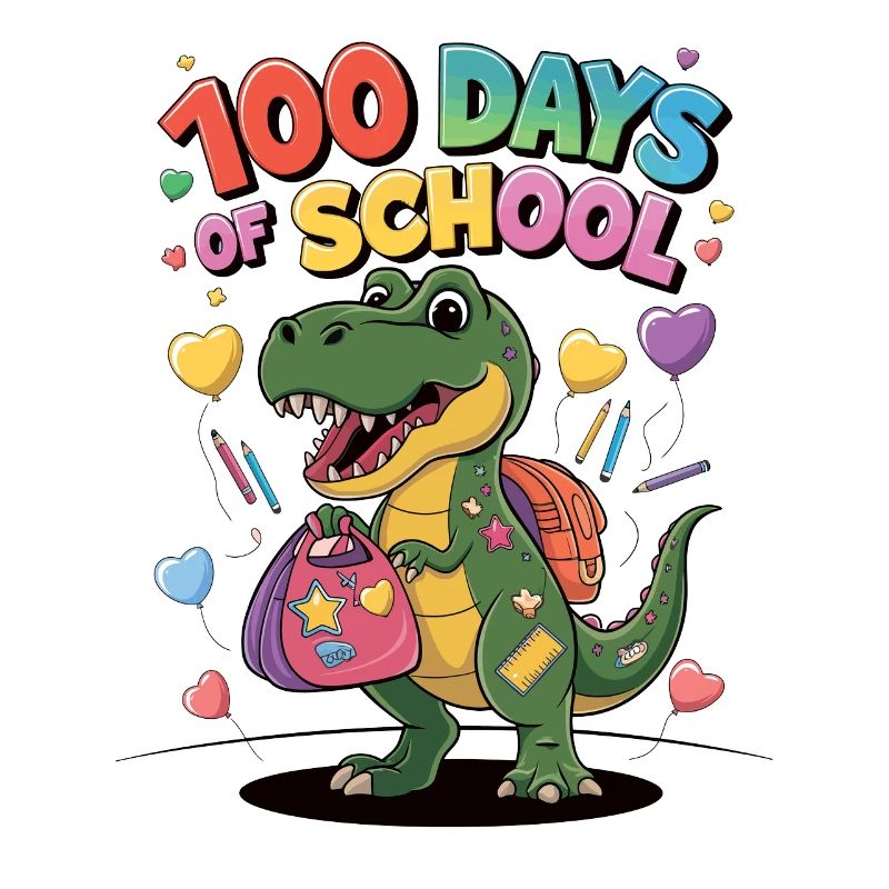 100e jour d’école 100 jour d’école des enfants