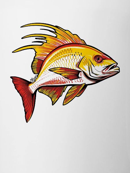 Red and golden fish