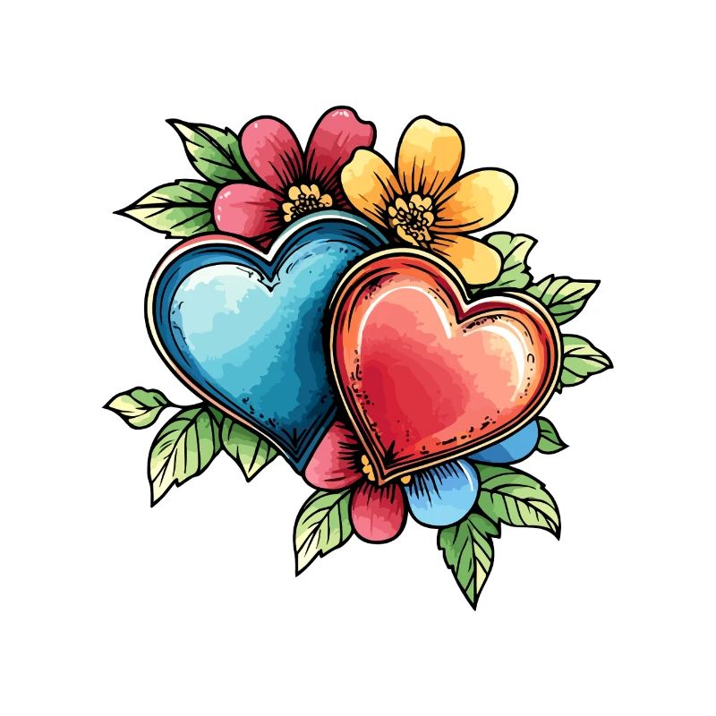 Fleurs de cœur