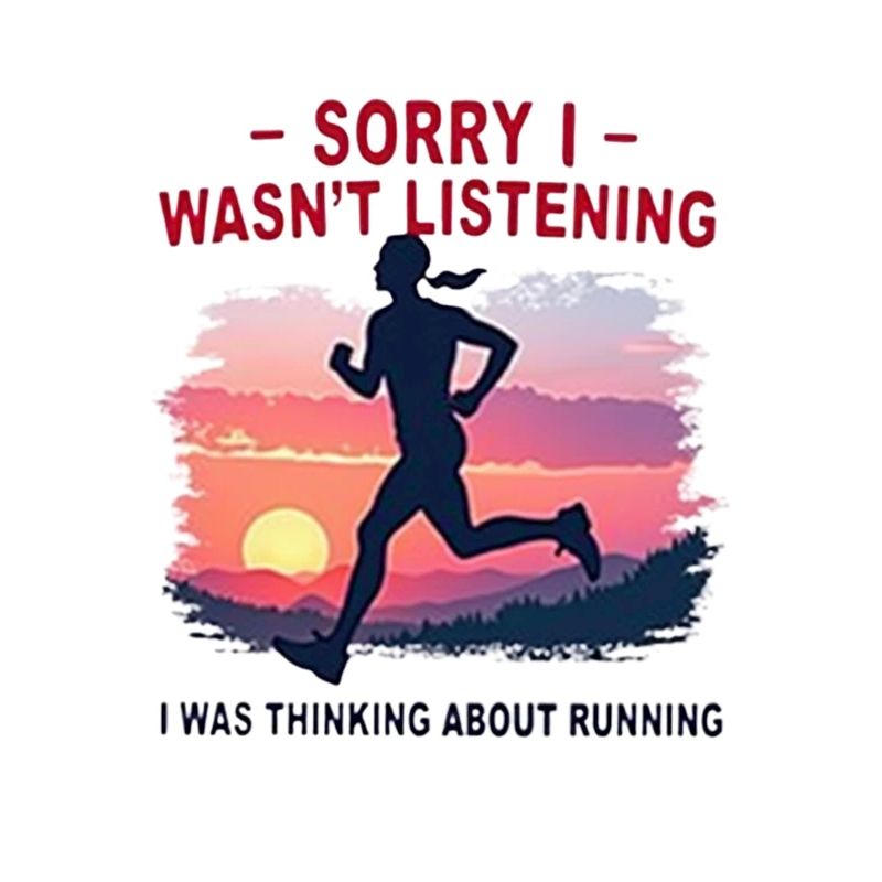 Retro Running Sunset