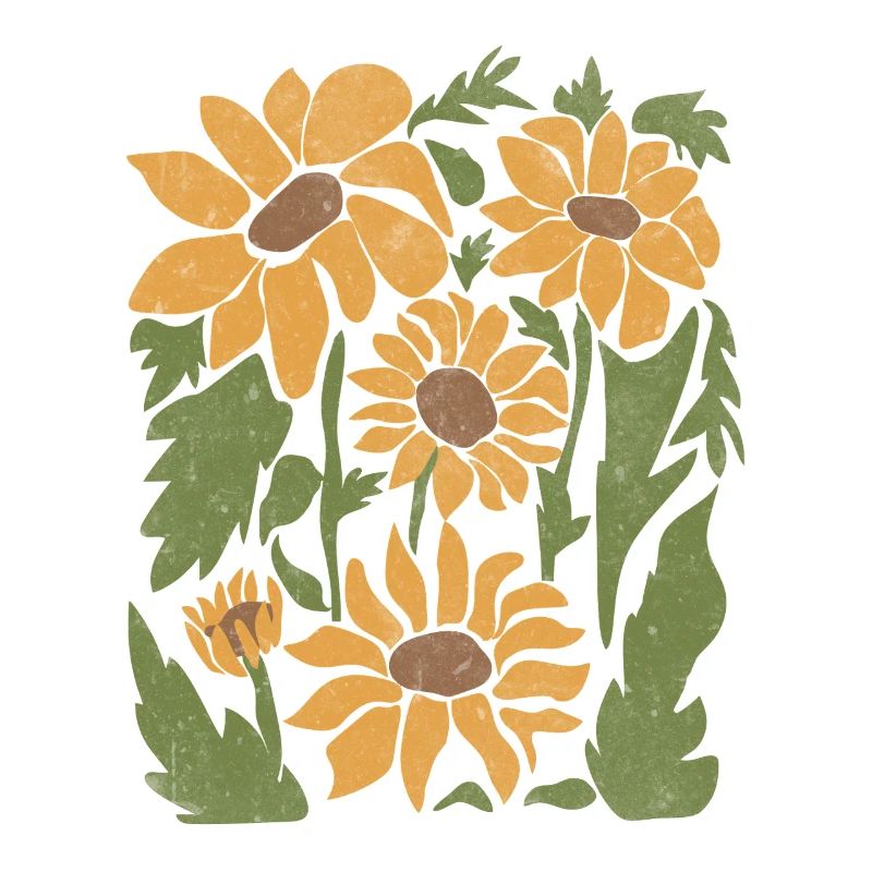Boho Sonnenblume Wildblumen