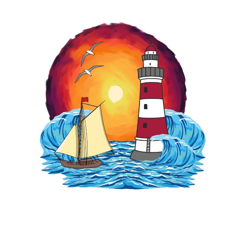 maritime sailing ship lighthouse ship ships