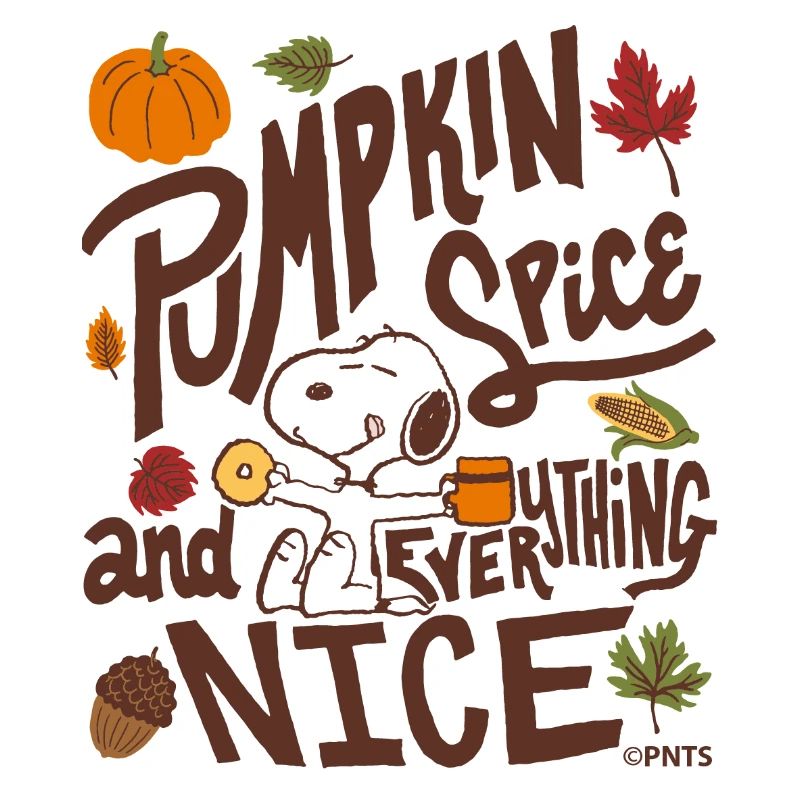 Peanuts Design Automne Avec Snoopy Et Citation