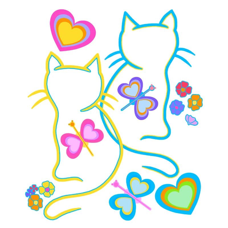 Sommer Katzen Katze Kinder Kind