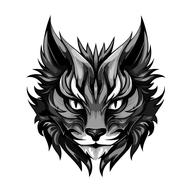 Katze Symbol Kopf