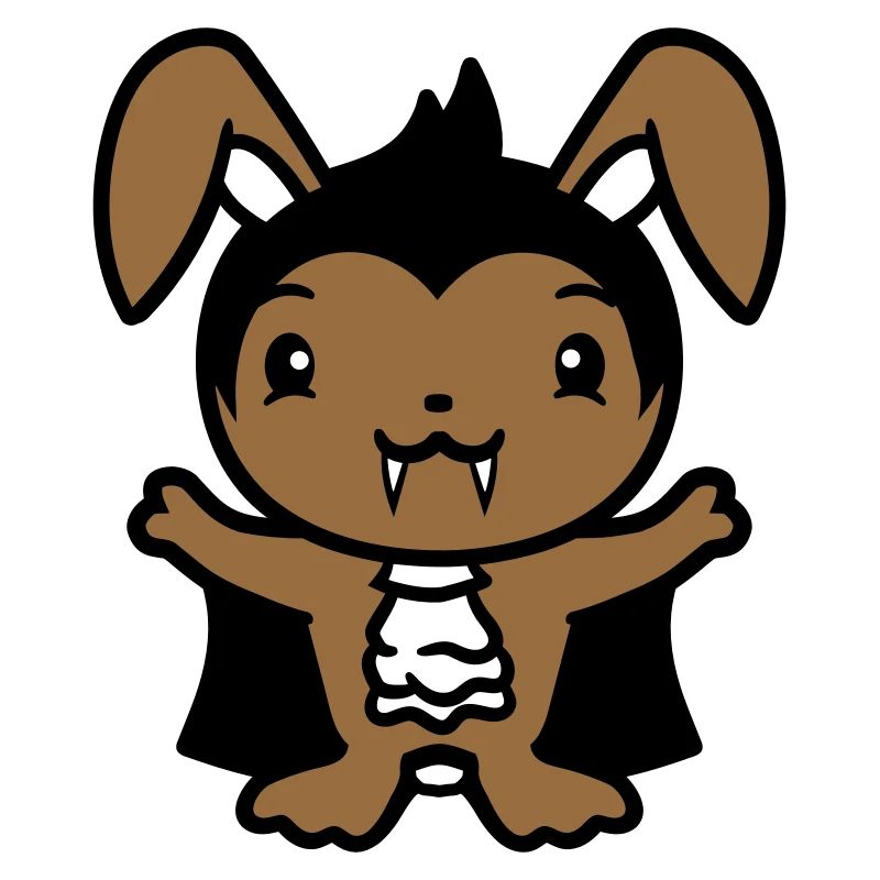 Bunny Vampire Sharp Long Teeth Halloween Costume