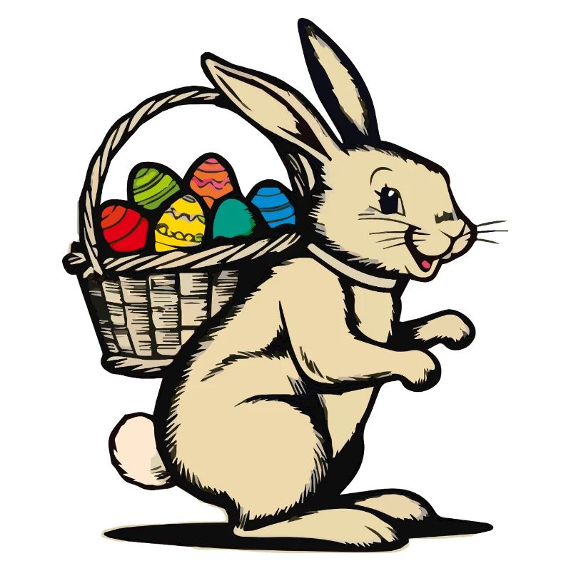 Retro Easter Bunny