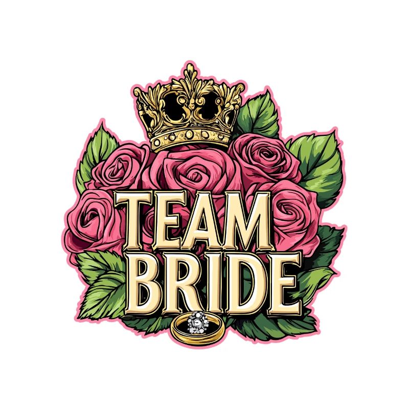 Équipe Roses de mariage de mariée