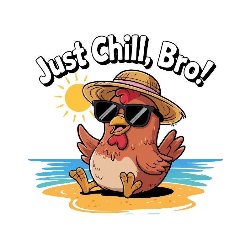 POULET, JUSTE CHILL BRO