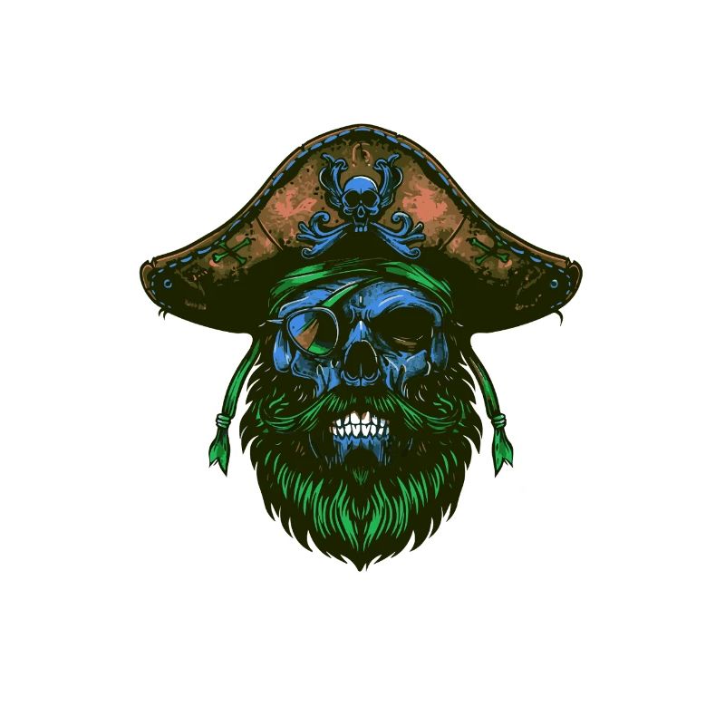 Capitaine Crâne de pirate