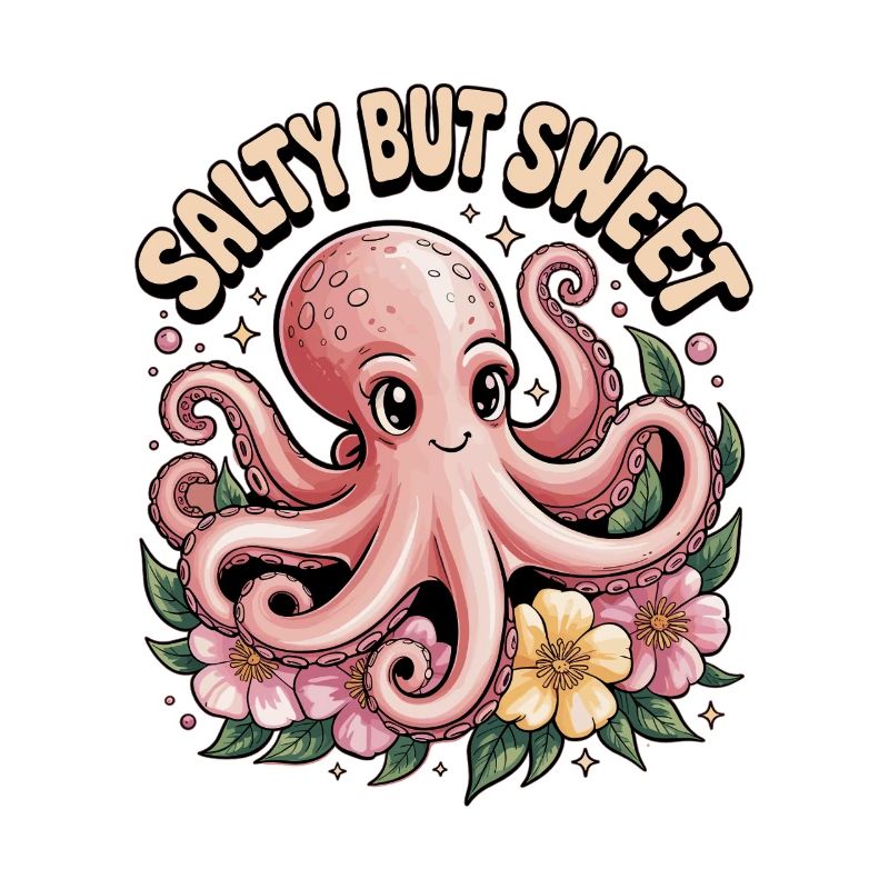 Conception mignonne de pieuvre