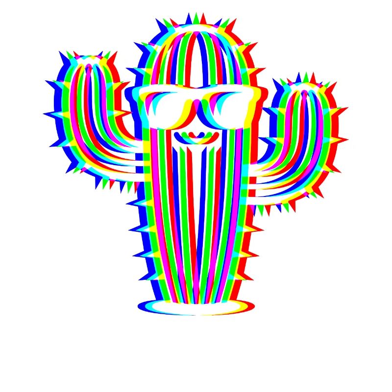 Glitch Cactus – Party & Fun Style