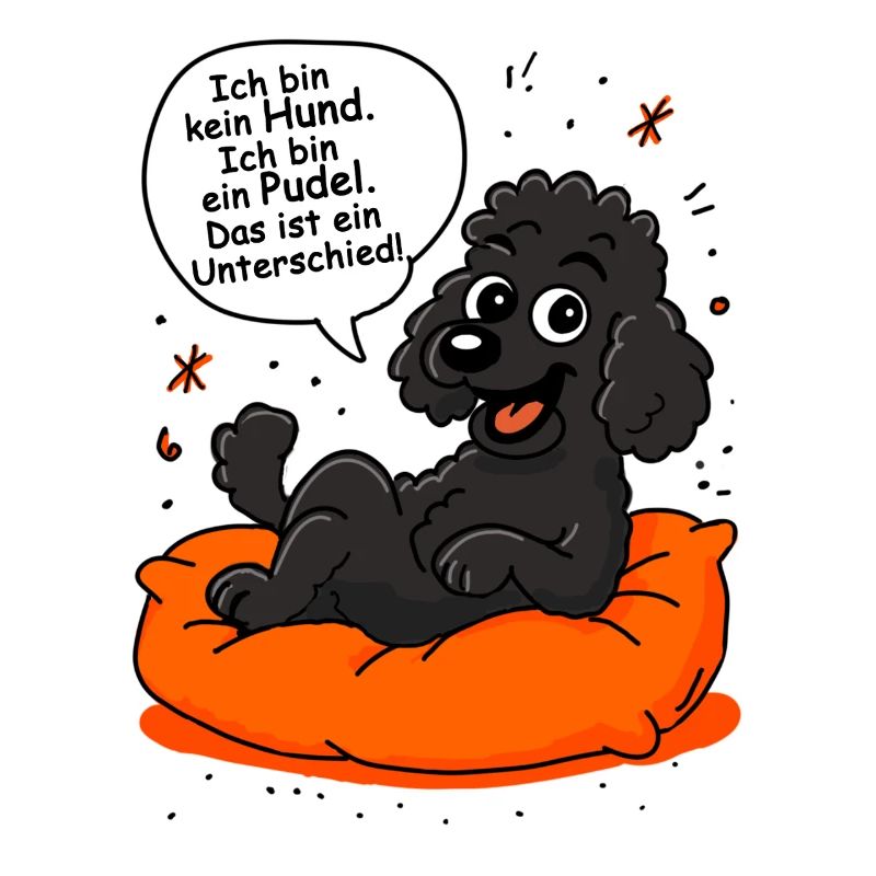 Ich bin kein Hund ich bin ein Pudel - das ist ein