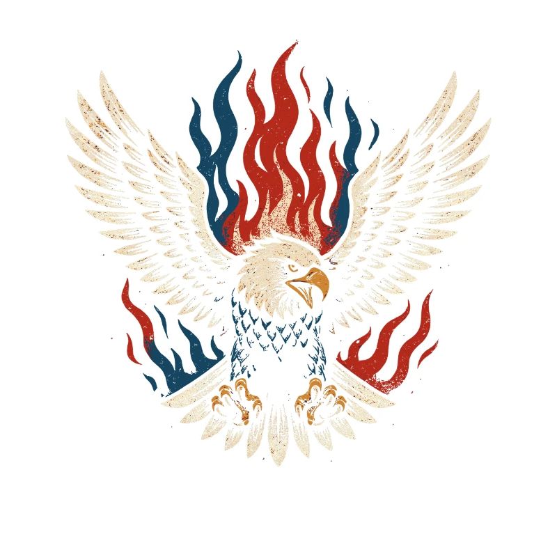 American - Flaming Eagle