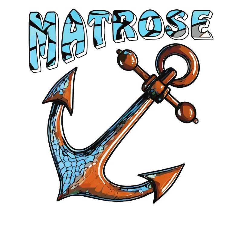 MARIN À L’ANCRE DE NAVIRE
