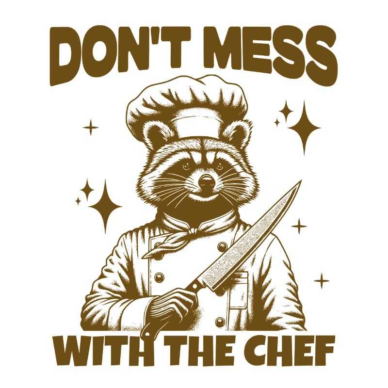 Ne plaisantez pas avec le chef raton laveur Chef Trash Panda