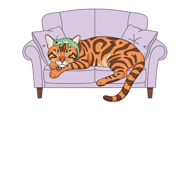 Cat and Gecko