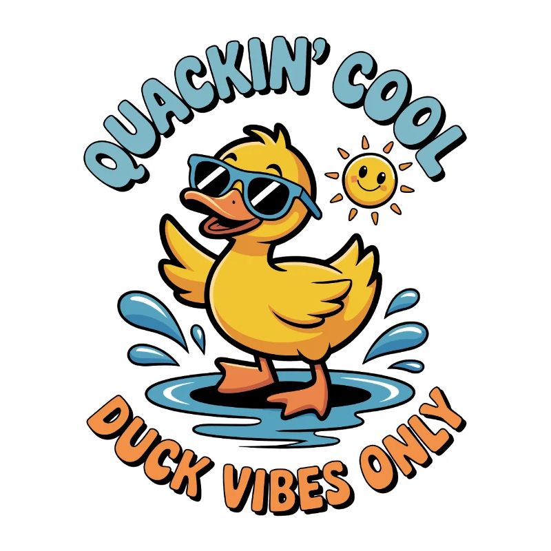 Cute duck design