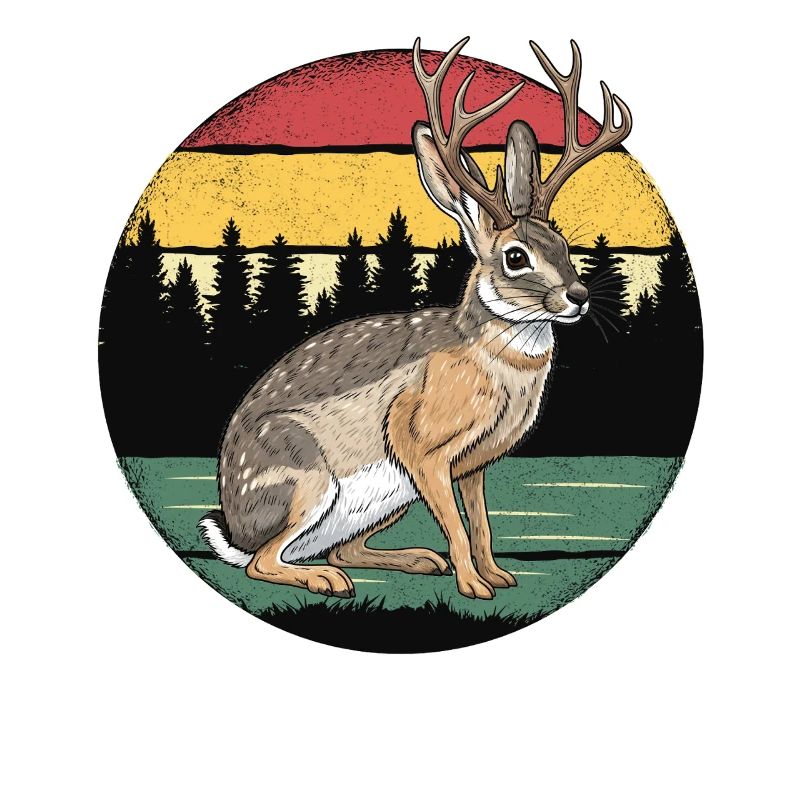 Retro Jackalope