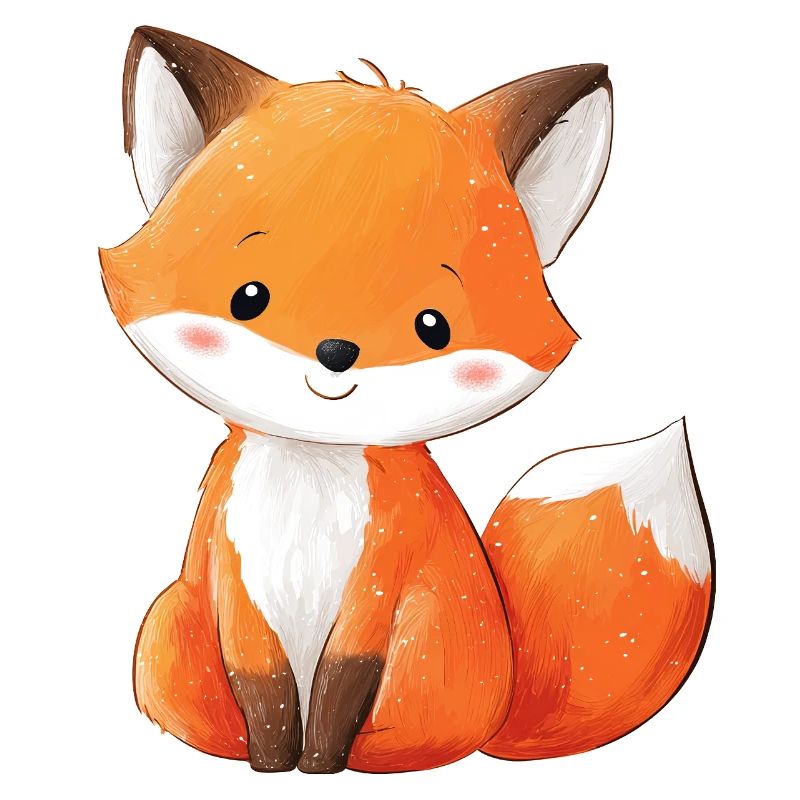 Mignon bébé renard
