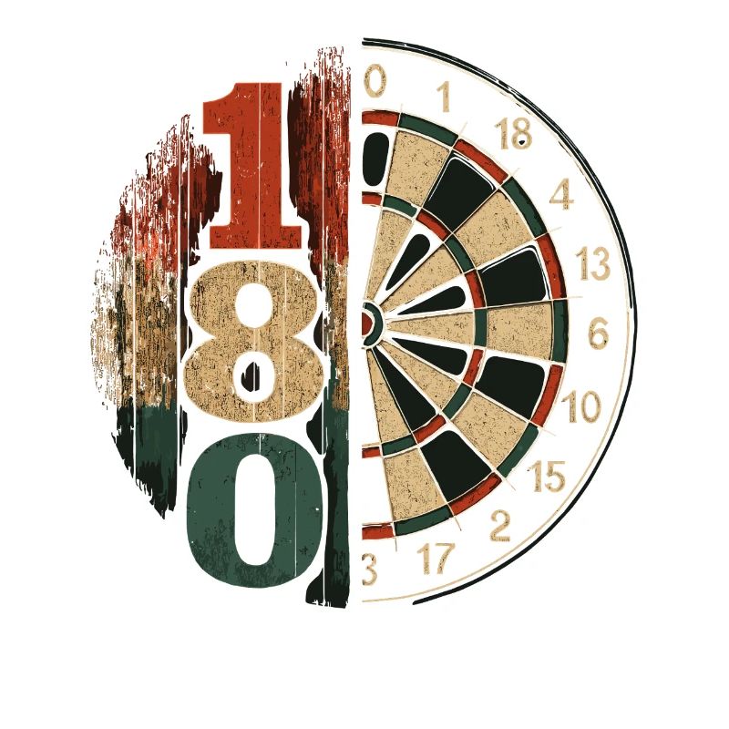 180 fléchettes Look rétro avec disque