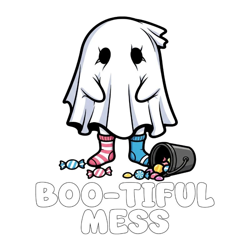 BOO-TIFUL MESS - GHOST HALLOWEEN