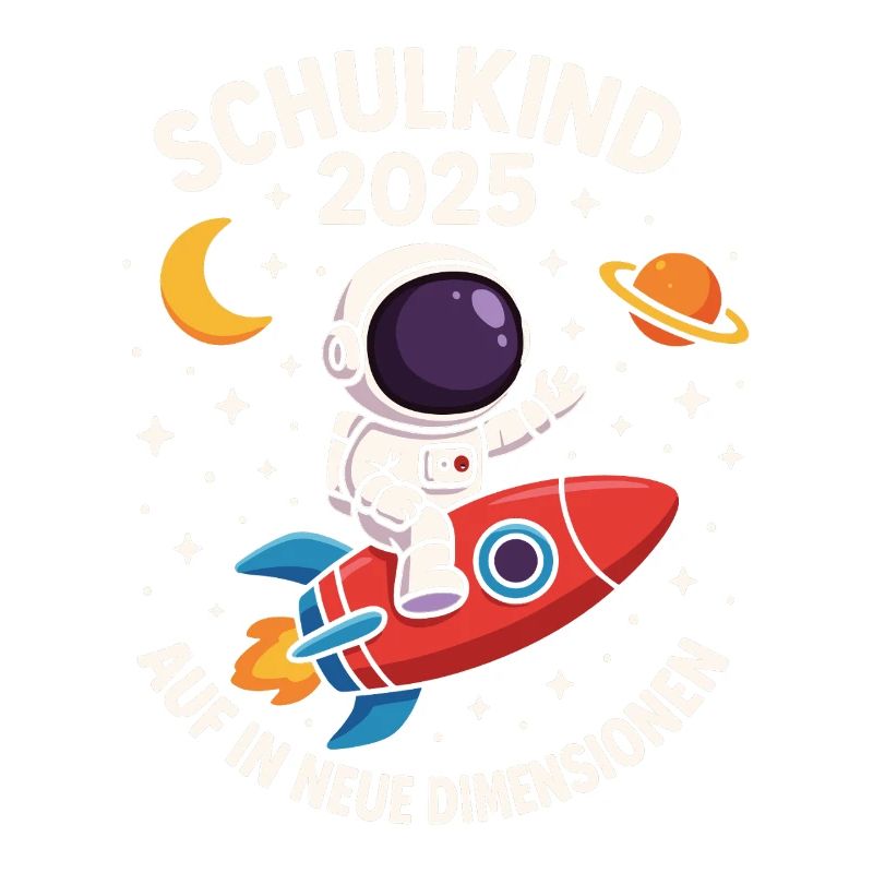 Écolier 2025 Astronaute Fusée