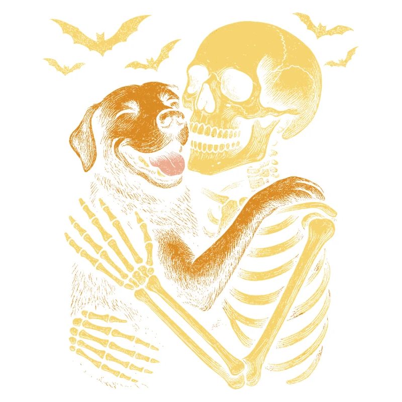 Skeleton Cuddle Labrador Retriever