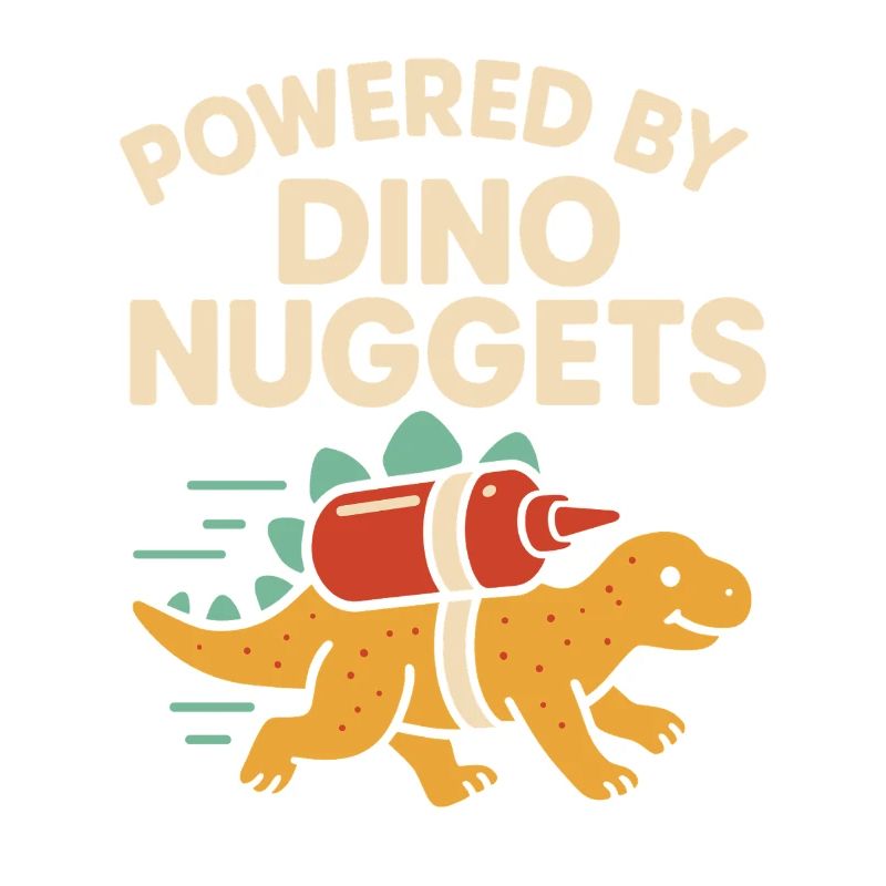 Dino Nuggets Nostalgia Funny Snack Dinosaur