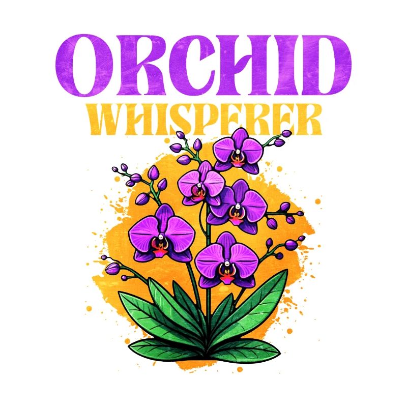 Conception de murmure d'orchidée