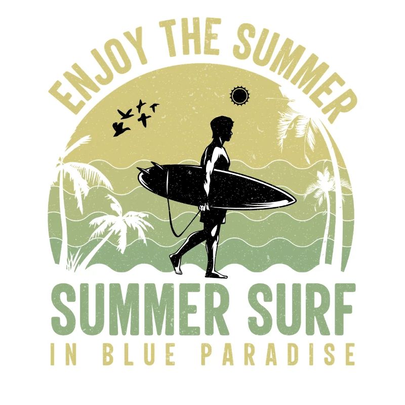 Surfeurs d’été à Blue Paradise