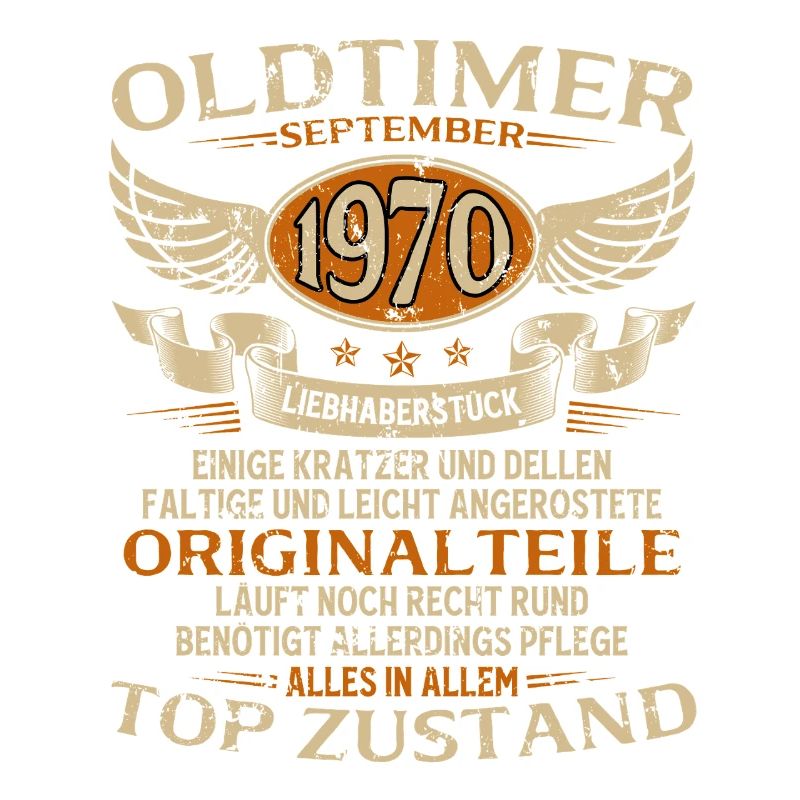 55. Geburtstag Geschenk Oldtimer September 1970