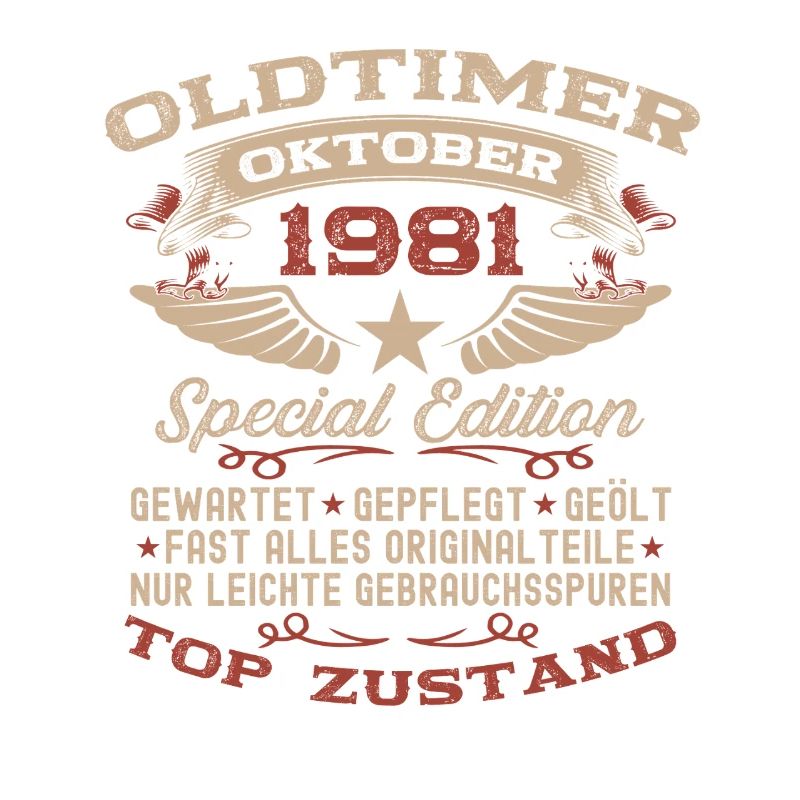 44. Geburtstag Geschenk Oldtimer Oktober 1981