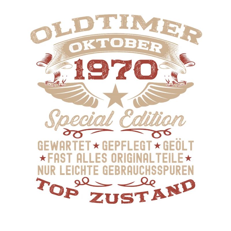 55. Geburtstag Geschenk Oldtimer Oktober 1970